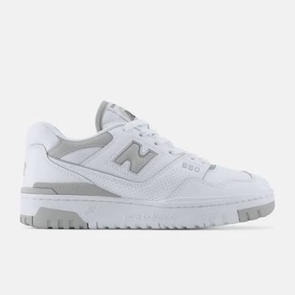 New Balance Classic White and Gray Shoes